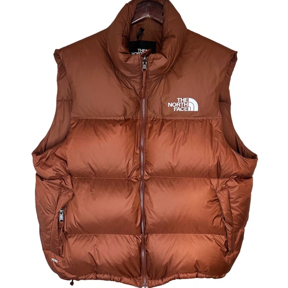 The North Face MENS Nuptse Retro 1996 Brown Puffer 700 Down Fill Vest NEWRELEASE
